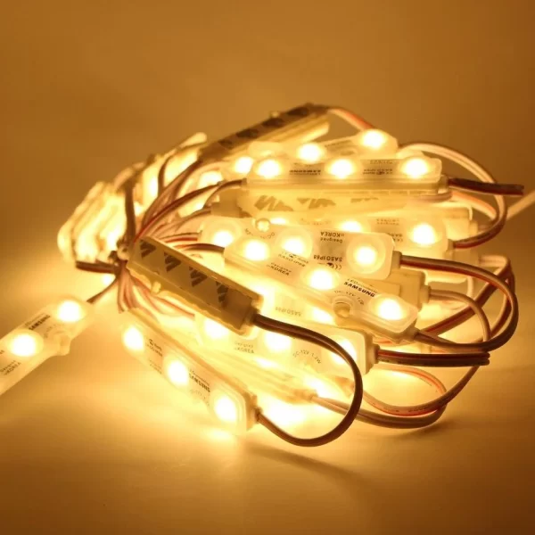 LED მოდული თეთრი თბილი 1.2W 12V